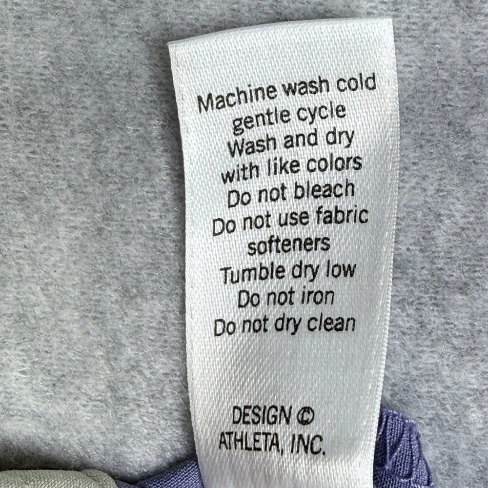Athleta Skort Women 8 Purple Excellent Pleated Activewear Contrast Stitching - Picture 9 of 12